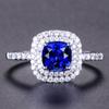 Sace Gems Classic Copper Alloy Zircon Ring Ladies Jewelry Wedding Promise Party Gift  Open