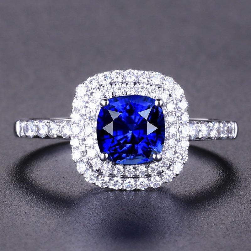Sace Gems Classic Copper Alloy Zircon Ring Ladies Jewelry Wedding Promise Party Gift Open