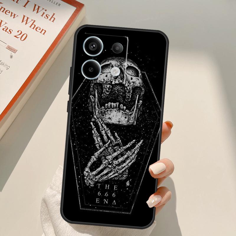 Funny Skull Funda For Xiaomi Redmi Note 13 14 9 10 12 11 15 Pro Plus Case For Redmi 15 C 12C 13C 14C 10C