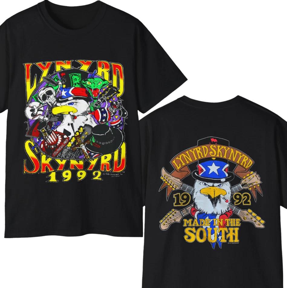 Vintage 1992 Lynyrd Skynyrd Band Tour Concert T-shirt, size S-5XL
