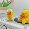 3D Printing Angry Yellow Duck Statue, Angry White Eyed Funny Duck, Humorous Indoor/outdoor Home Decoration and Car Decoration
