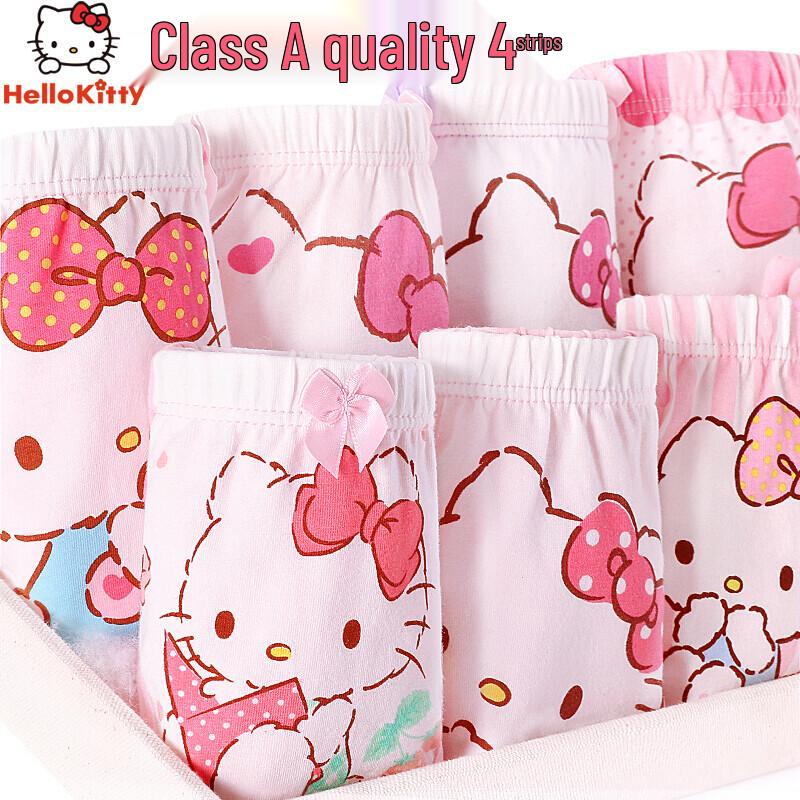 Hello Kitty Mutandine Antibatteriche Traspiranti per Bambina