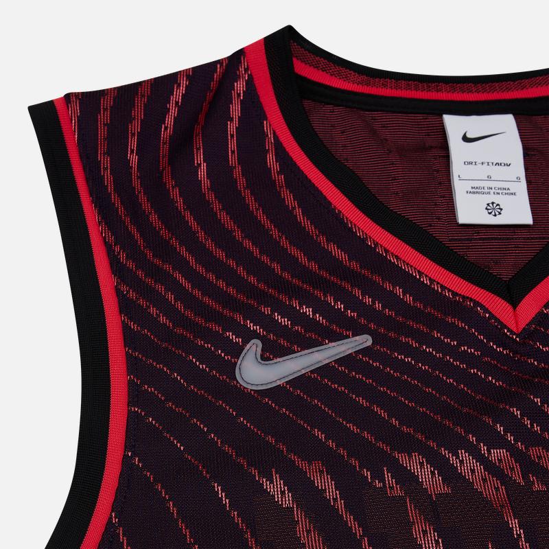 Nike Dri-FIT ADV Innovation Striped Breathable Basketball Vest Men Tops Deep-Red DH7135-410