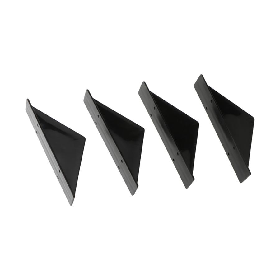 4Pcs Spoiler Car Back Bumpe Car Rear Bumper Lip Diffuser Shark Fin Plane 15*3*5