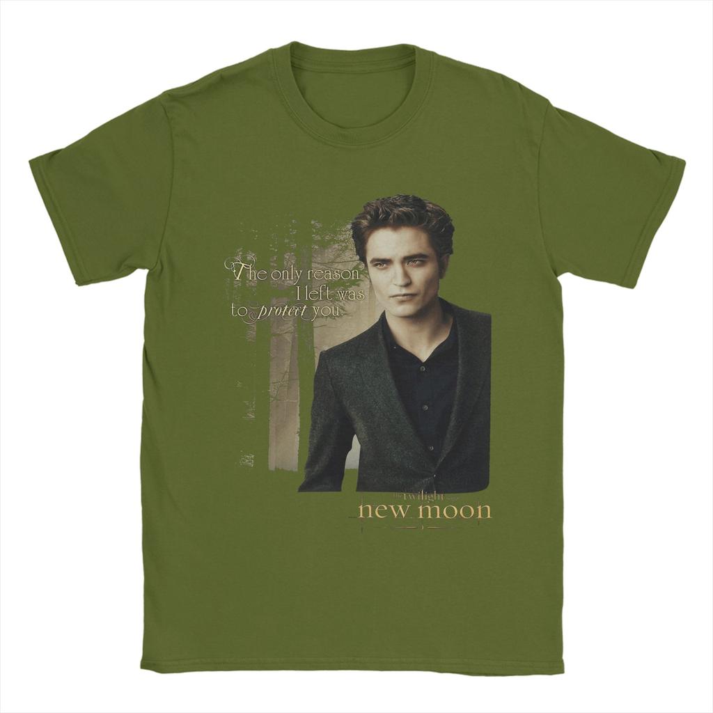 Men Twilight Edward Cullen Movie Retro T Shirts  Cotton Clothing Funny Short Sleeve Round Neck Tees 6XL T-Shirts