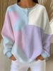 Women's waffle long sleeved T-shirt, made of soft, skin friendly, breathable fabric, comfortable, casual, versatile and stylish