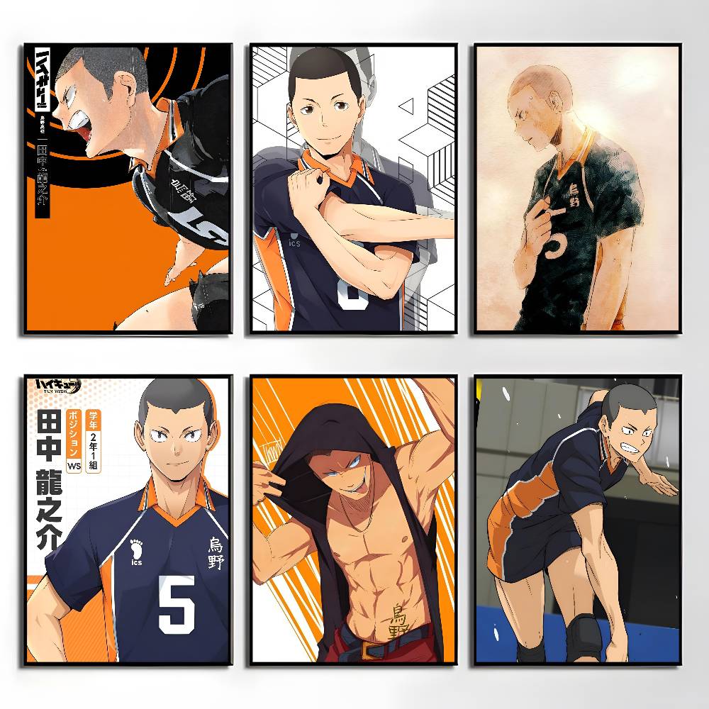 Anime Tanaka Ryunosuke Poster Sticker Print Waterproof Wall Art For Living Room Bedroom Home Decor