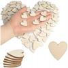 Hearts for Painting 30pcs Wooden Small Hearts 3cm Decoupage Scrapki