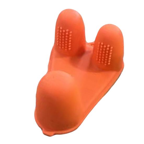 1/3Pcs Silicone Snack Clip Food Grade Chips Nuts Cookies Finger Clamp Dirty Hands Prevention Anti-Slip Food Picking Three Finger Cot Glove