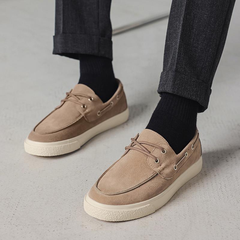 Men Casual Shoes Fashion Men Shoes Handmade Suede Genuine Leather Mens Loafers Moccasins Slip On Men's Flats Male Driving Shoes