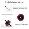 Ergonomic Grip Abdominal Workout Roller Single-wheel Abdominal Exercise Wheel  Fitness Training