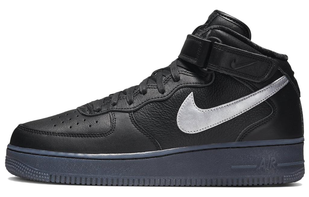 

Nike Air Force 1 Mid Premium Black Metallic Silver DX3061-001 40
