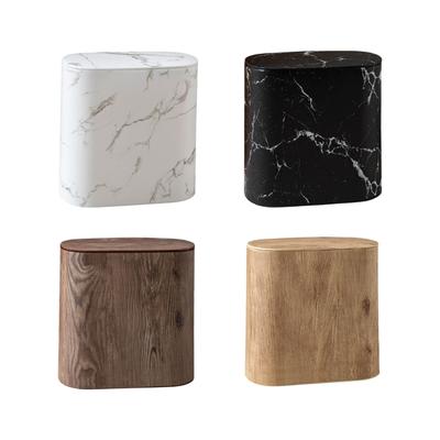 Modern Design Press Open Trash Bin Waste COntainer Basket For Home Kitchens Bathroom Narrow Space Garbage Can