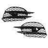 Gloss Black Front Bumper Fog Grille With Trim Moulding For   W222 Sedan   Line 2018 to 2020