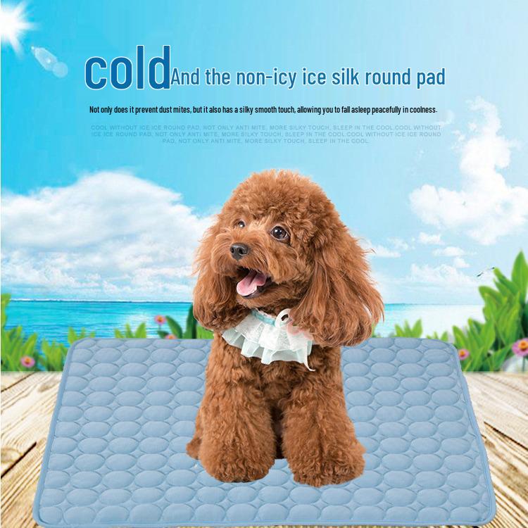 Cool Silk Pet Mat - Ice Cooling Mat for Cats & Dogs