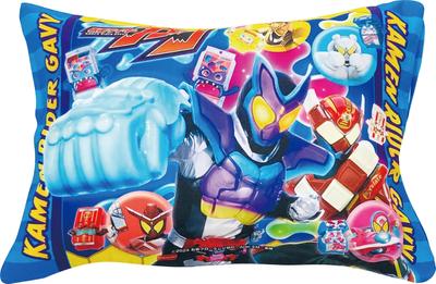 MORIPiLO Morishita Polštář Kamen Rider Gav 40x30cm Pratelný s povlakem Plyšová hračka Polštář Zboží s postavičkami Modrá 4621458 Dětský Cca.