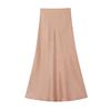 Fashion Style 2024 Summer New Arrival Women's Clothing Fashion Pure Color Silk Satin Texture Midi Skirt Skirt 8534626