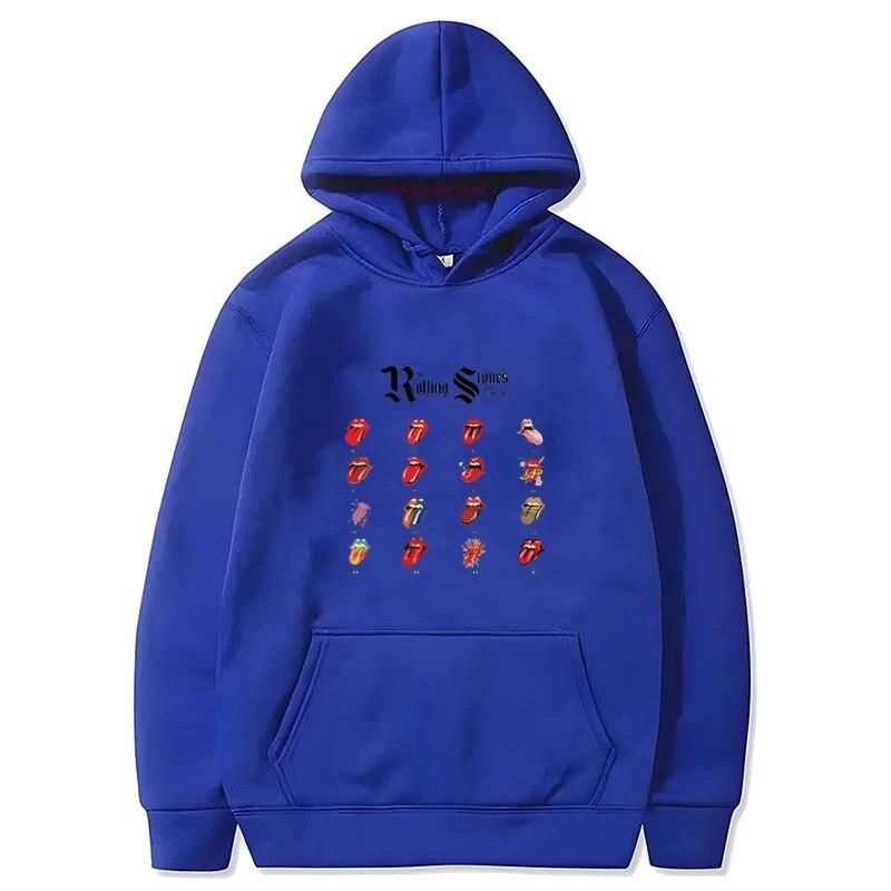 Rolling Stones Theme Essentials Mikina s kapucí s kapucí pro Unisex Mikina s kapucí Unisex oblečení Novinka v mikinách a mikinách Y2k Graphic