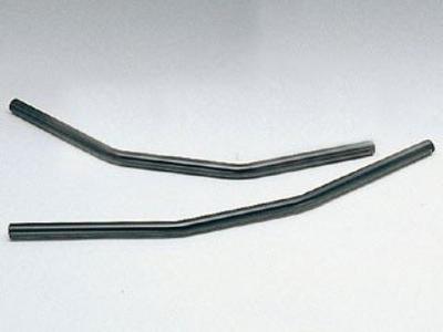 Kijima Drag Bar with Dimples W760 H0 R110 L190mm Black Harley 15° HD-04018