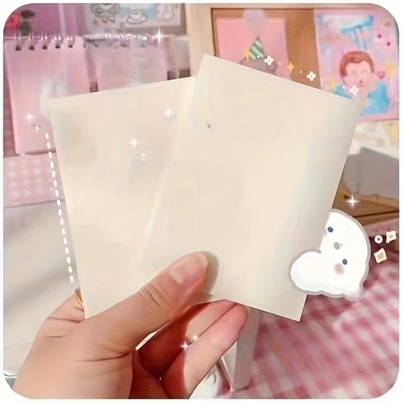 150 Transparent self-adhesive notebooks