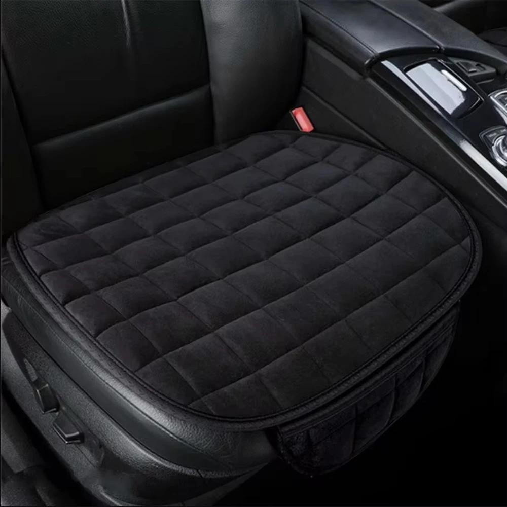 Winter Car Seat Cover – Warm, Breathable, Anti-Slip Universal Seat Cushion for Front Seats (Vehicle Seat Protector)