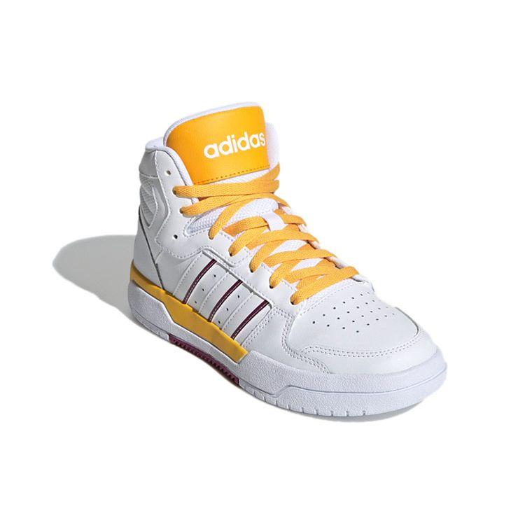 Adidas Neo Entrap Mid Gudetama Collaboration High-Top Sneakers Women Sneakers White Yellow FY2960