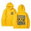 90er Vintage Rockband System of A Down Print Hoodie Unisex Casual Sweatshirt Herren Damen Alternative Metal Musik Pullover Hoodies