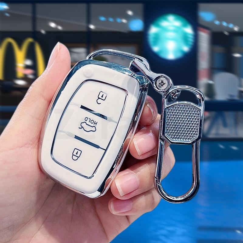 Tpu Smart Remote Shell Fobs Cover For Hyundai Ix35 I40 I20 I10 Tucson Elantra Creta Sonata Ioniq Accent Creata Car Key Case