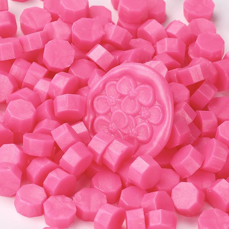 200PCS/bag Octagon Sealing Wax Beads Vintage Sealing Stamp Scrapbook Material Wedding Invitation Of Card Envelope Decoration