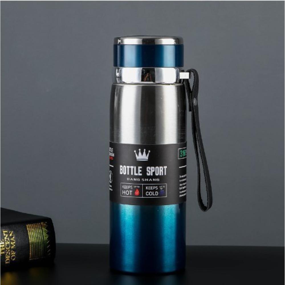 316 Stainless Steel, 1L Thermos Flask for Water, Tea and Coffee, Cold and Thermos Flask, Stainless Steel Thermos Flask Mugs 1000ML