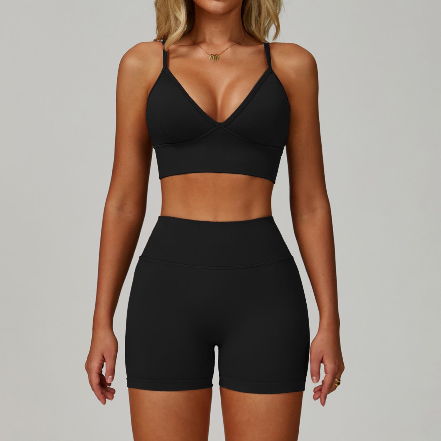 

Women s Seamless Yoga Set: Waist-Cinching, Slimming, Quick-Dry Fitness Wear for Running & Outdoor Activities 7790 M