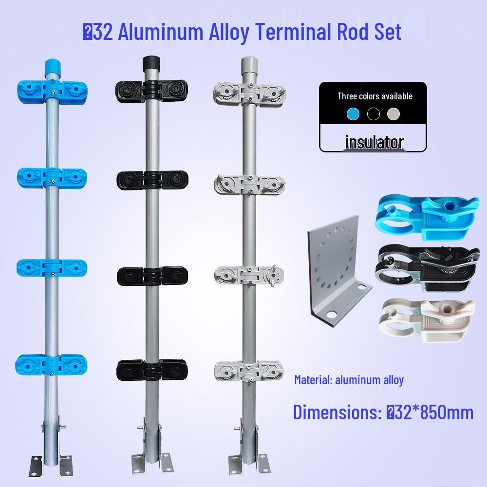 Pulse Electronic Fence Accessory Set: Aluminum Alloy Brackets & Posts (10 Sets) with Free Shipping