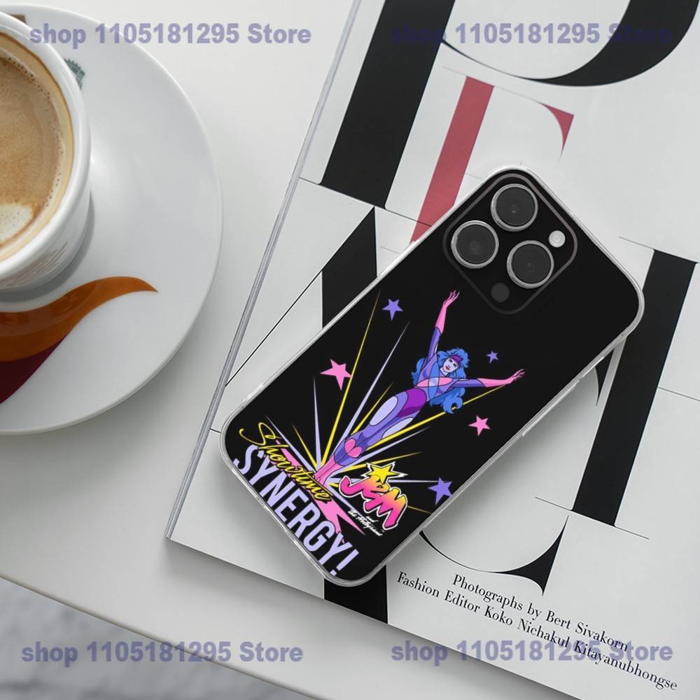 J-Jem And The Holograms Phone Case For iPhone 17 16,15,14,13,12,11 Plus,Pro,Max,XR,Plus,E,Mini Transparent Cover