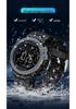 Sanda Luminous Waterproof Sports Watch: Multifunctional Alarm Clock Wristwatch for Men and Women