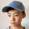 Basic Enchi Hand Sign Parent and Child Beige Cap, Embroidered, Size, Kids' Size,