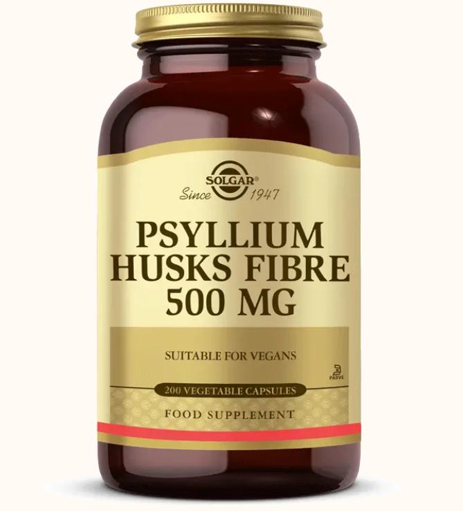 

Solgar Psyllium Husks Fibre 500mg 200 Capsules Food Supplement