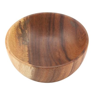 Wooden Salad Bowl Solid Acacia Wood Bowls for Salad Soup Rice Home Kitchen Utensils