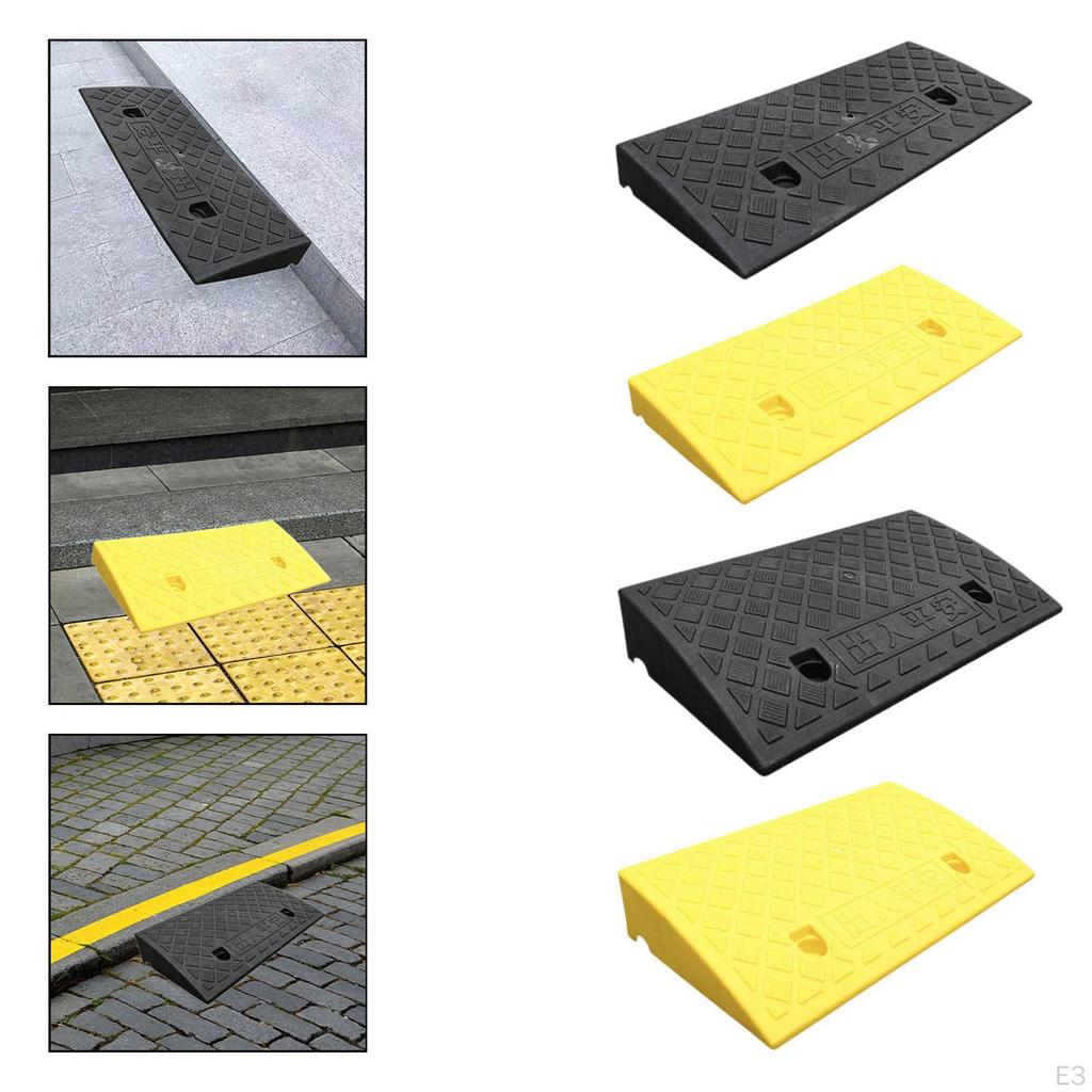 Curb Ramp Climbing Triangle Pad Lightweight Heavy Duty Threshold Roadside Slope for