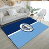 Manchester City Personalized Text Area Rug Perfect for Balcony Playrooms Study Room Kitchen Antislip Carpet Decorate Offices Gift for Festivals