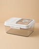 Bread Storage Box with Airtight Lid Sealed Multi Purpose Time Recording Bread Container for Kitchen 