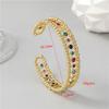 Feng color zircon retrobelly dance bracelet women's insclassy bracelet exotic jewelry