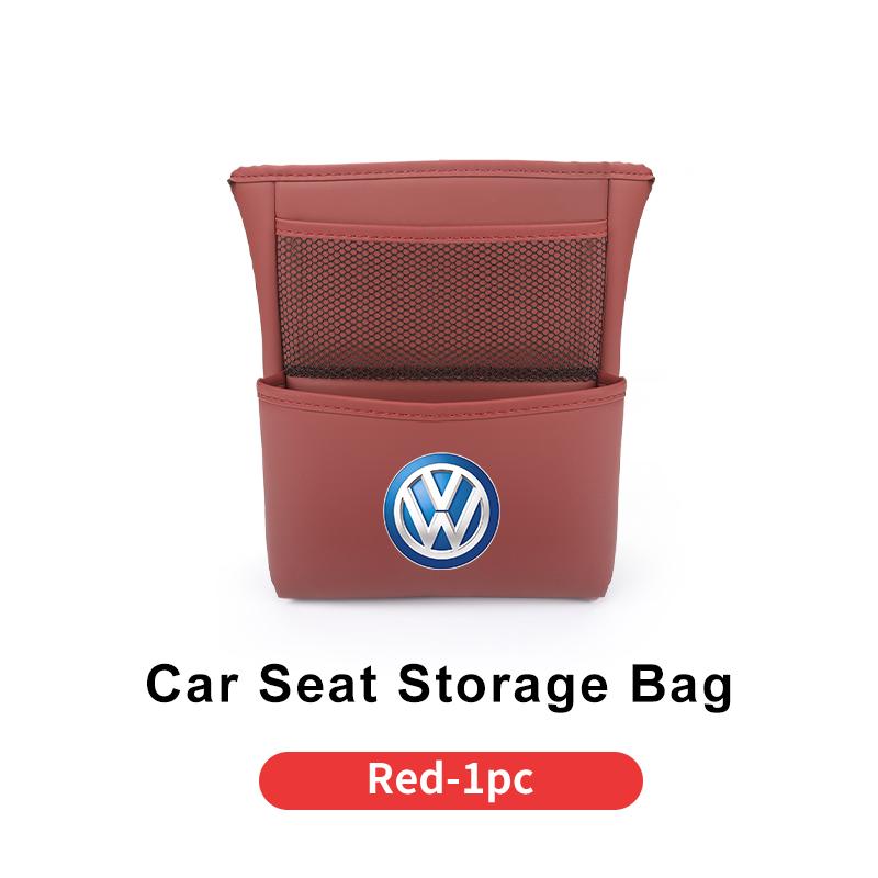 TMBCU1 Large Capacity Car Center Console Seat Storage Bag For VW GTI Golf Tiguan Jetta T-ROC Touareg Touran Sharan Beetle GTD GTE