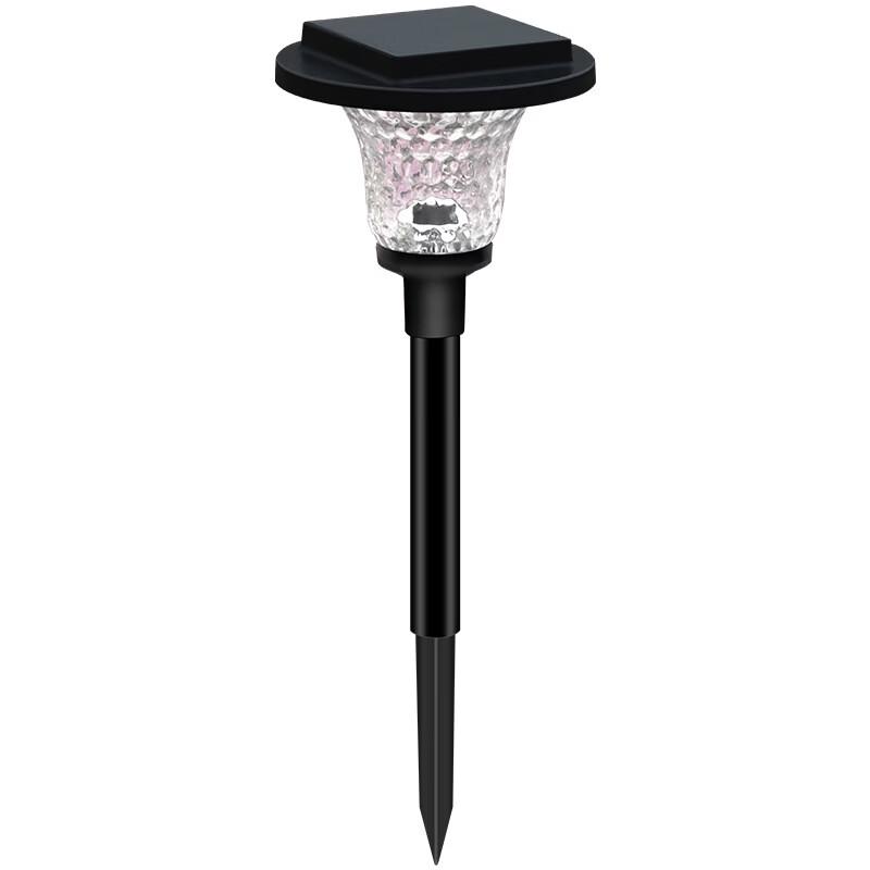 

Solar Glass Garden Lights with Warm & RGB Colors (2-Pack)