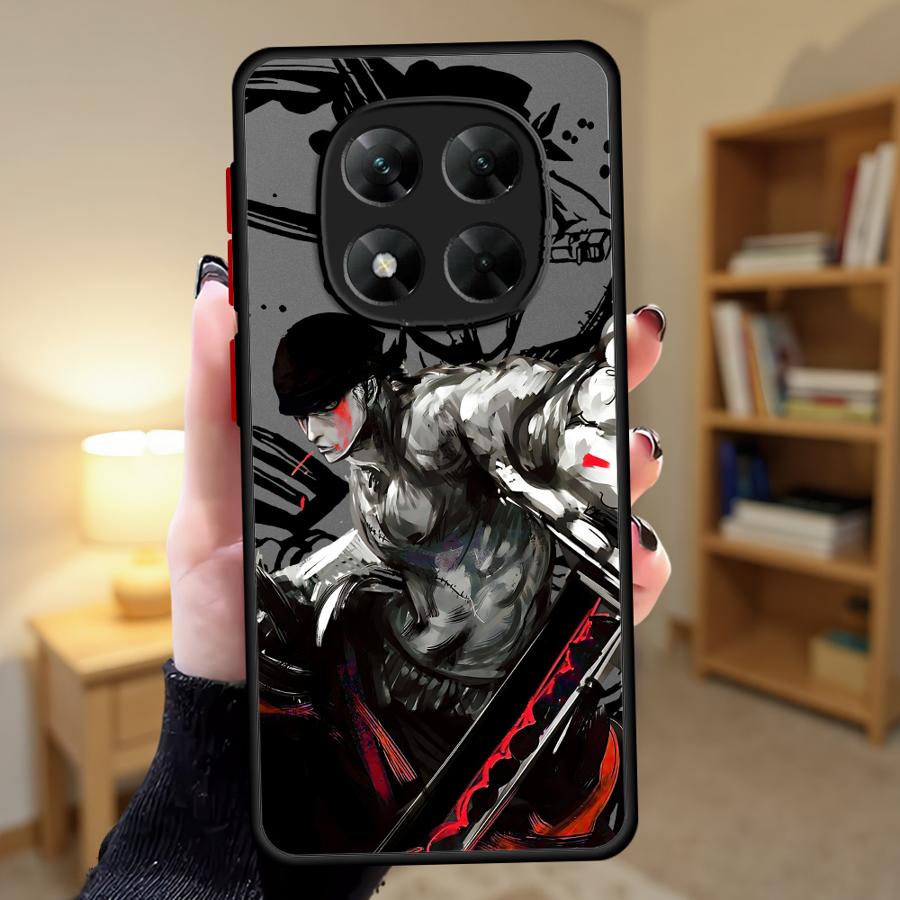 Back Phone Cover Case for Xiaomi Redmi Note 11S 9S 8T 10S 13 14 12 Pro Plus 8 9 10 11 12s 7 Anime One Piece Zoro
