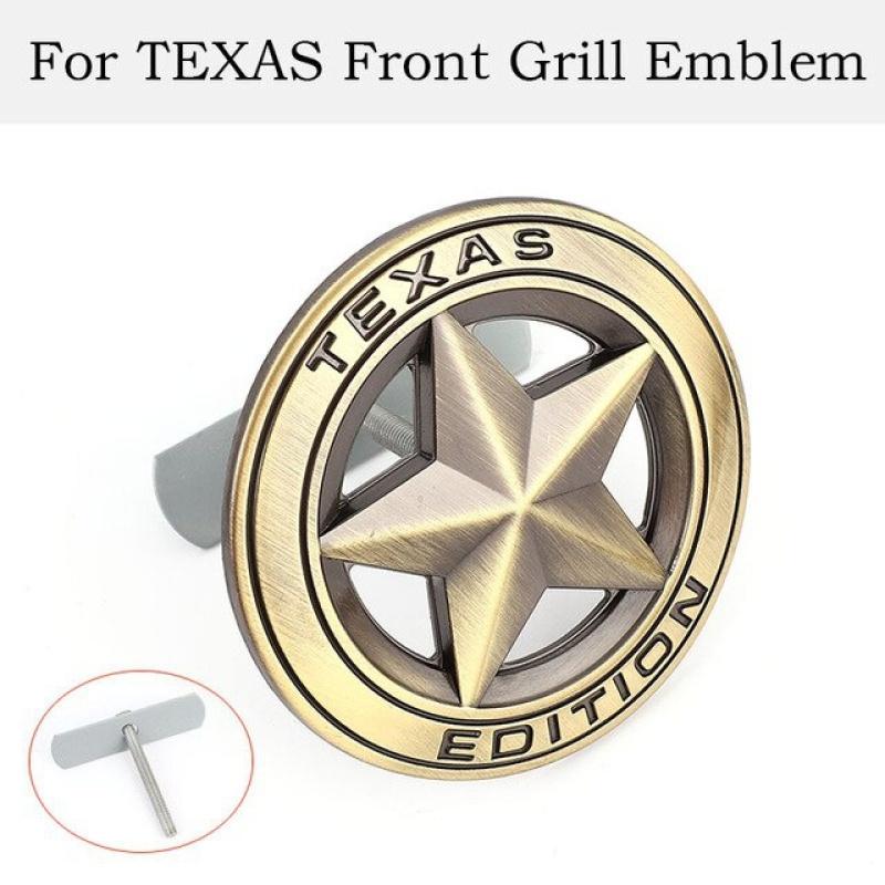 Texas Edition Badge Emblem Decal Sticker Car Front Grille Logo for Wrangler Compass Grand Cherokee Patriot Liberty Renegade Commander