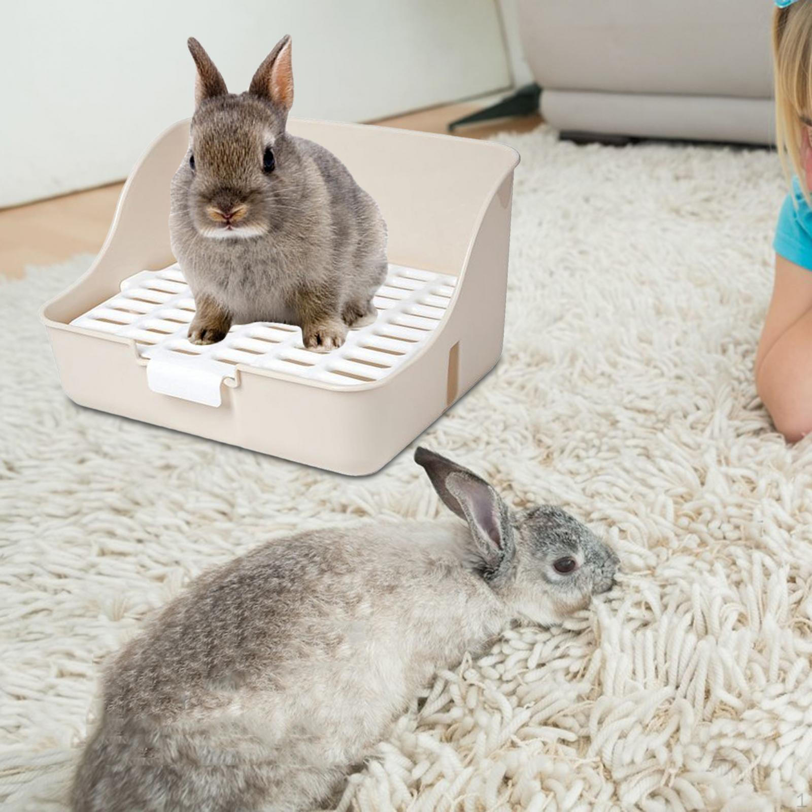 

Піддон для сміття Міцний унітаз проти бризок Куточок для привчання до горщика для морської свинки