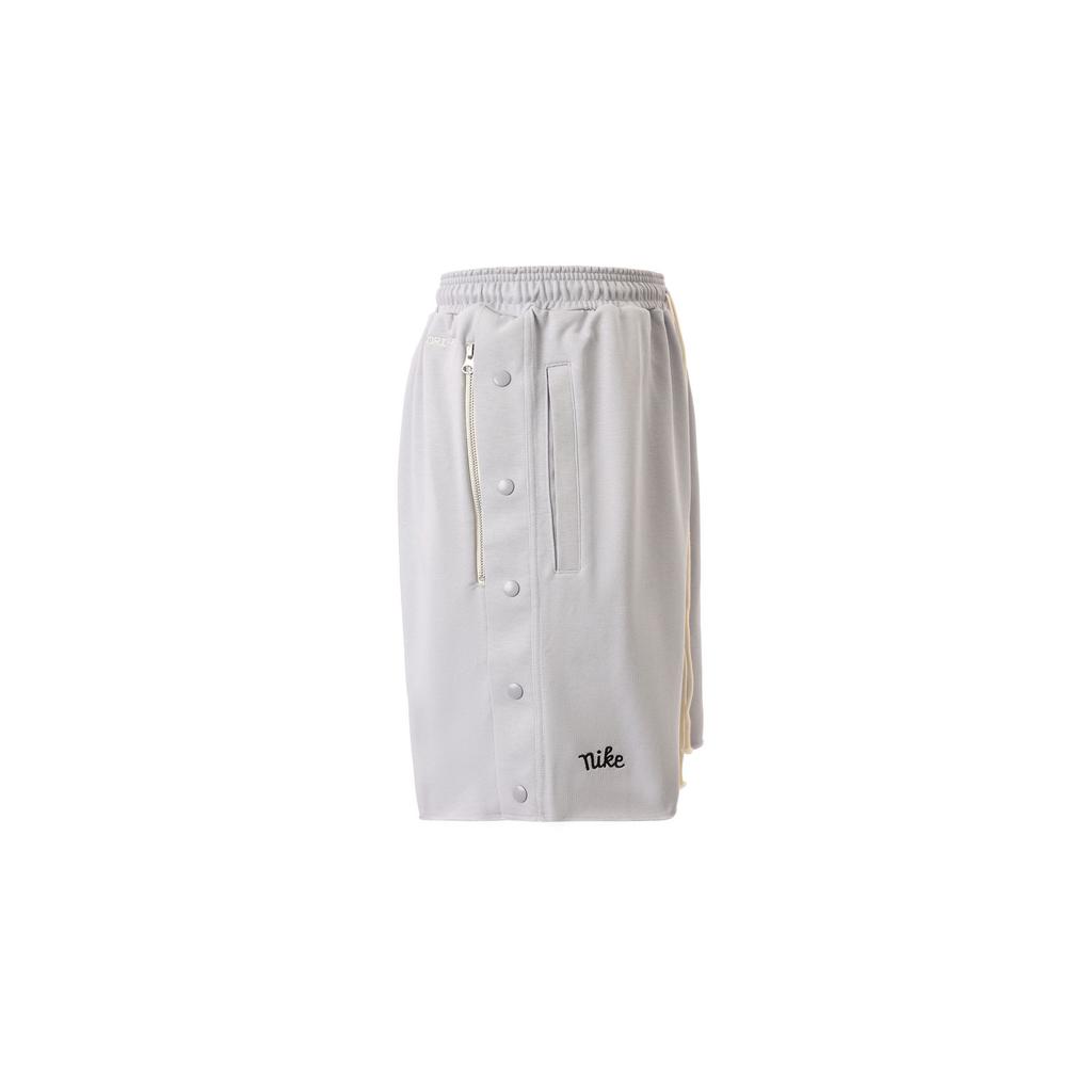 Nike Dri-FIT Sport Standard Issue Solid Color Lace-Up Mid-Rise Basketball Shorts Men Shorts Wolf-Grey Black FN2891-012