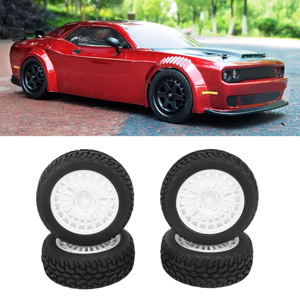 4PCS 1Celsius10 On Road   Car Tires Convert 1Celsius16   Tires 75x28mm Car Tyres Multi Spoke Vented Symmetrical Pattern