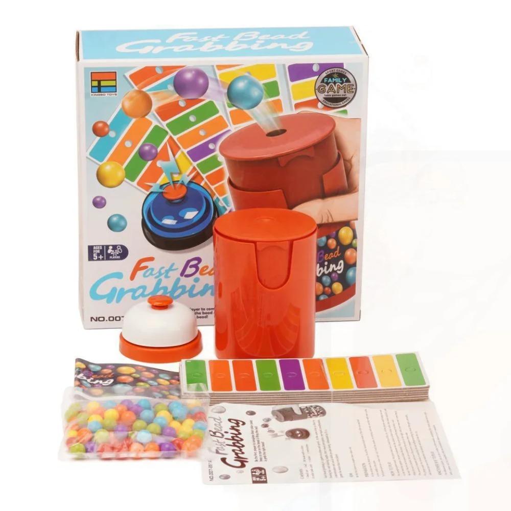 Color Line Bingo Schnelles Perlen-Greifspiel für zwei Spieler mit aufregenden Glocken Lustige Strategiespiele Perfekt für Kinder und Erwachsene