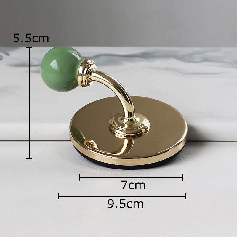 Golden Bending Hook Clothing Hat Hooks Wall-mounted Storage Hanging Hooks Colorful Wall Storage Holder Decorative Shelves